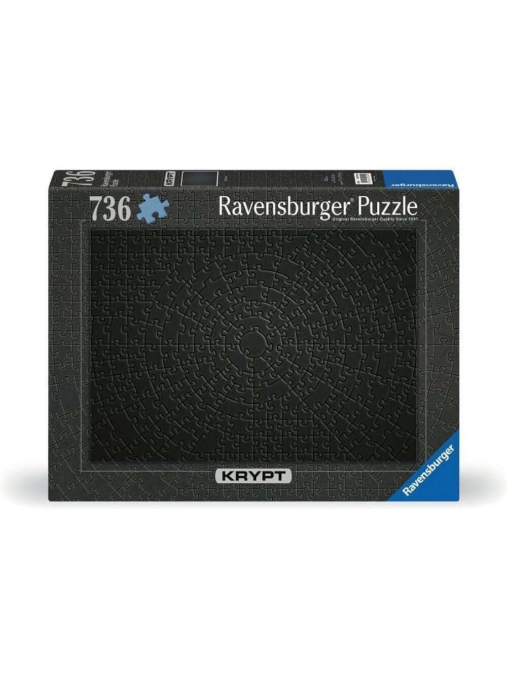 736-Piece Black Gradient Jigsaw Puzzle - Challenging Adult Puzzle for Fun